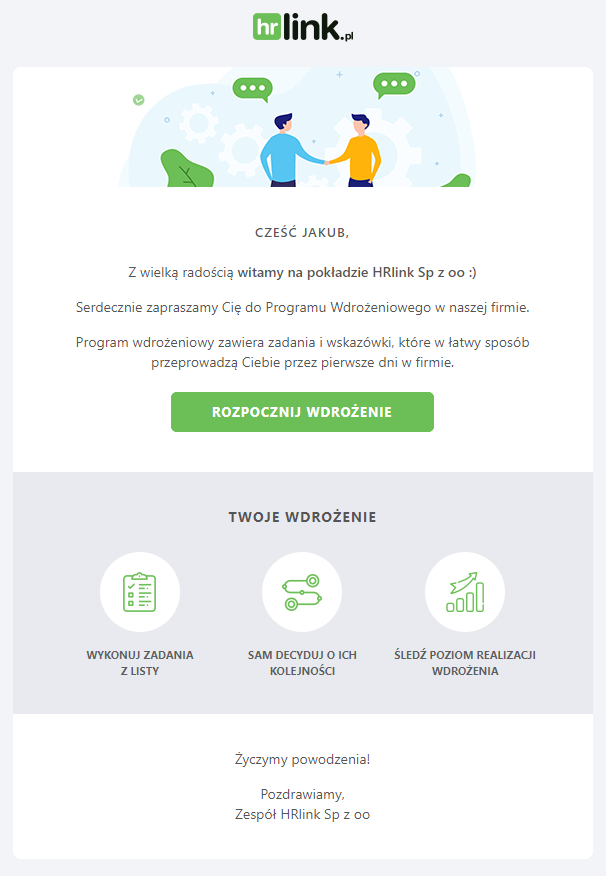 Onboarding HRlink