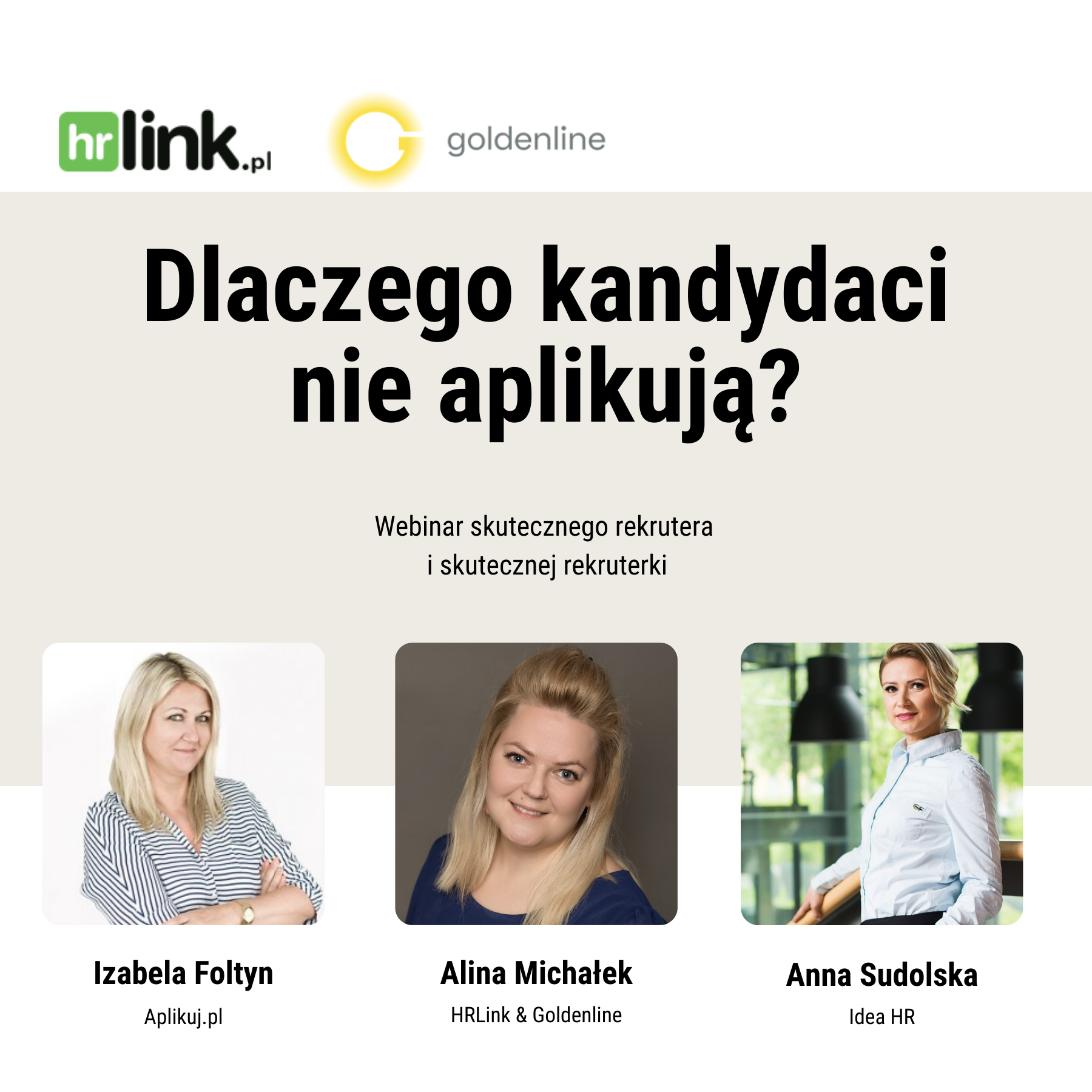 Webinar rekrutacyjny o skutecznym aplikowaniu kandydatów