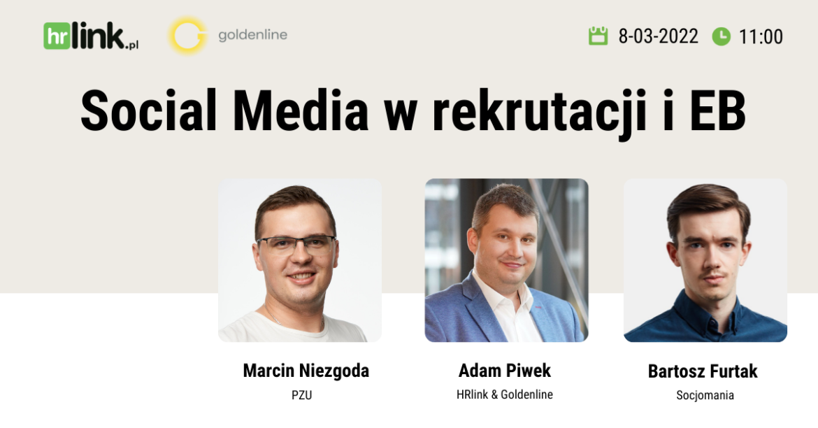 Webinar Social Media w rekrutacji i Employer Brandingu HRlink i Goldenline